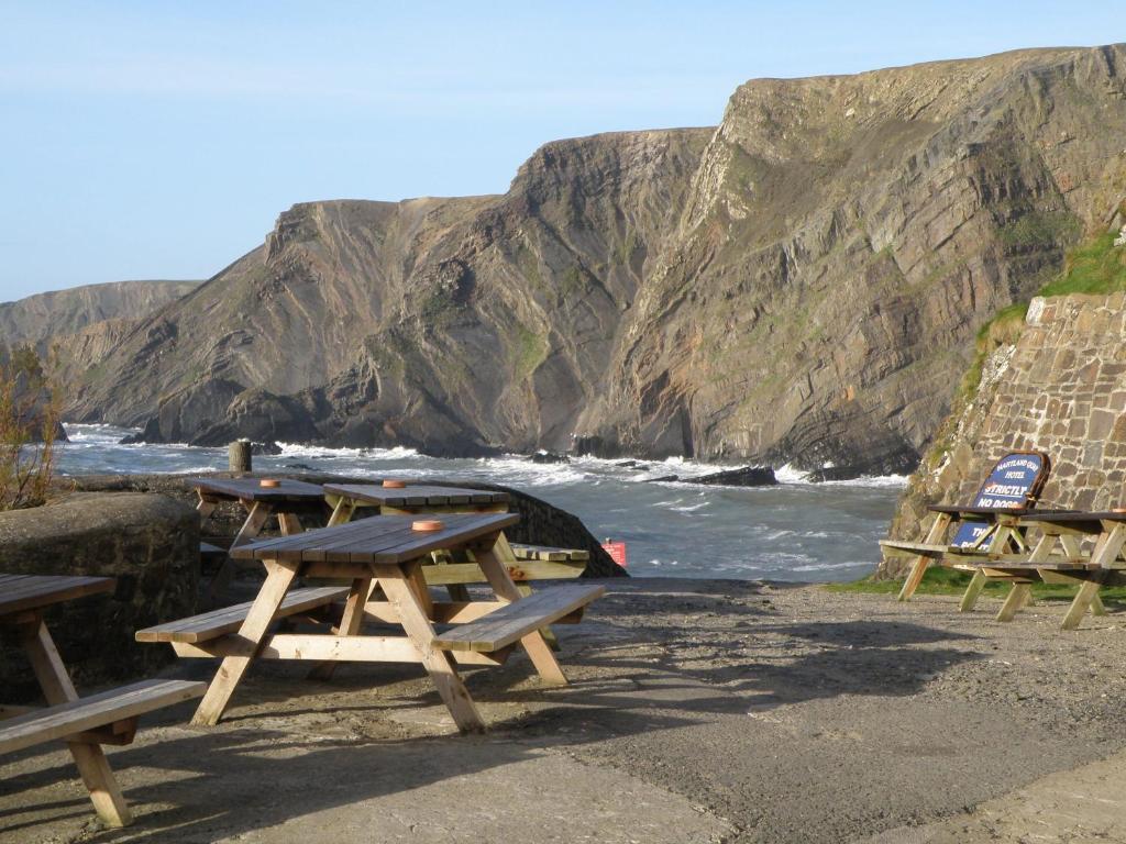 Hartland Quay Hotel Bagian luar foto